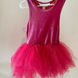 Velvet Fuchsia Tutu Dress for Kids